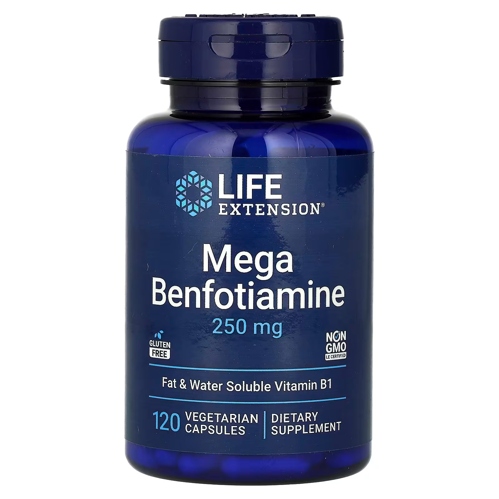 Life Extension Mega Benfotiamine 250 mg 120 Vegetarian Capsules Life Extension Mega Benfotiamine 250 mg 120 Vegetarian Capsules