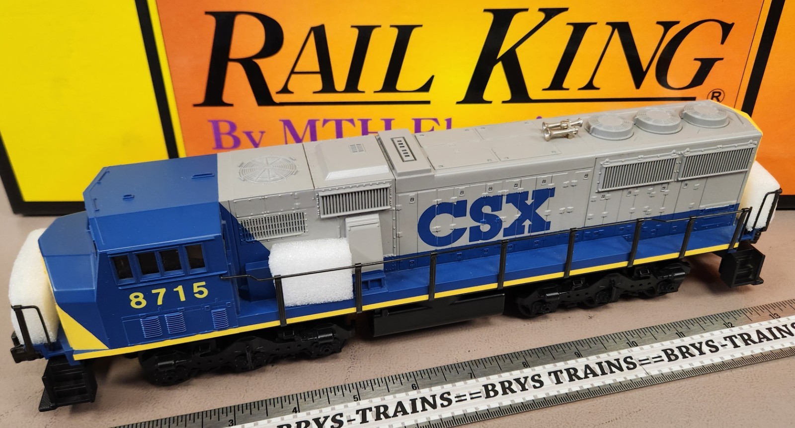 MTH O Gauge 30-2116-1 CSX SD60M #8715 ProtoSound 1/BCR N/OB [KP29]