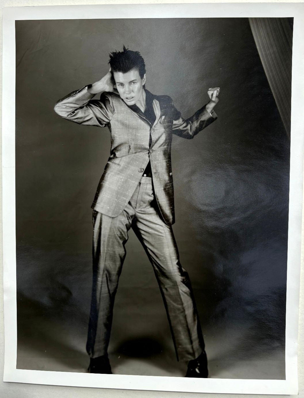 Kim Bassinger 14 x 11 Photograph-forMarch 1997 L'Uomo Vogue-Shot by Michel Comte