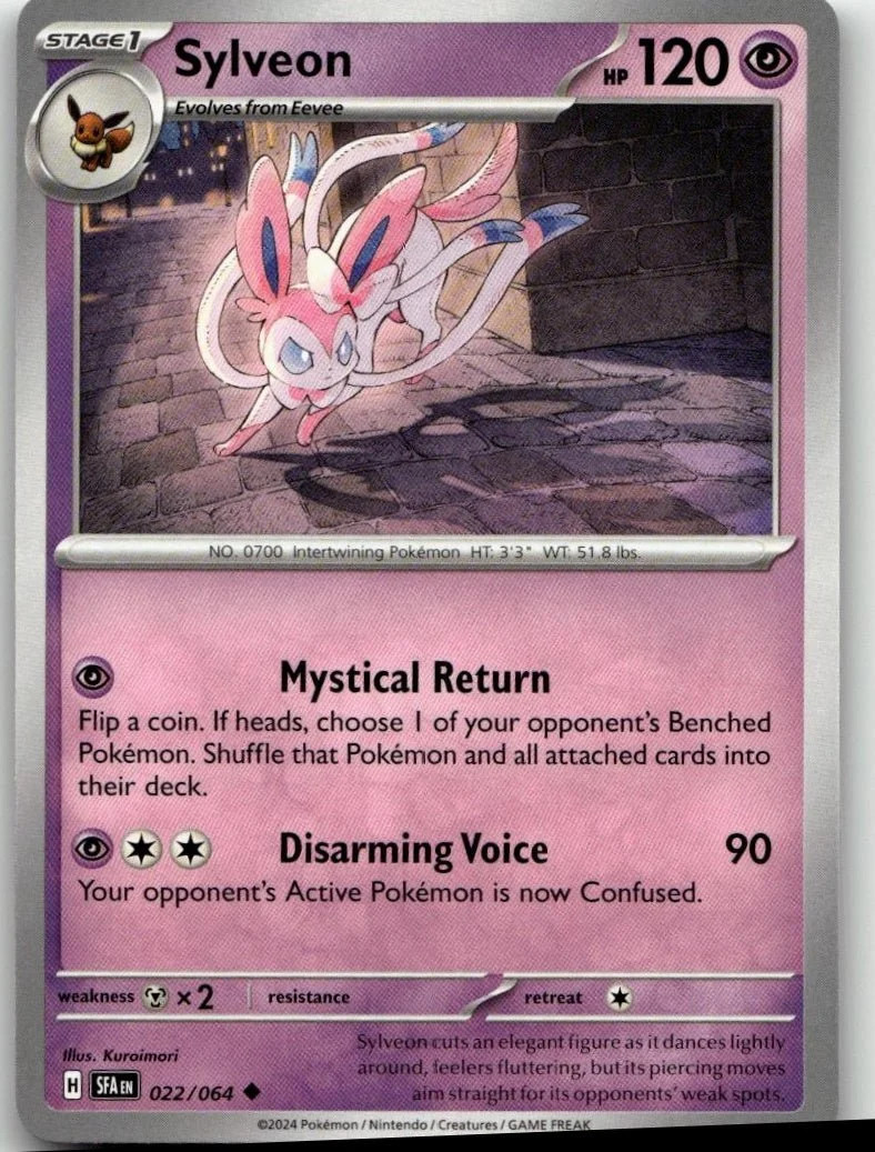 Pokémon SV: Shrouded Fable - Sylveon #022/064 Pokémon SV: Shrouded Fable - Sylveon #022/064