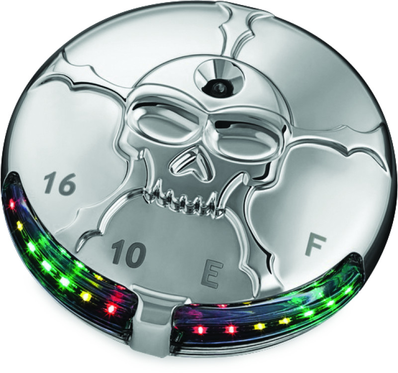 KURYAKYN - Zombie Fuel & Battery Gauge Chrome | 7357 KURYAKYN - Zombie Fuel & Battery Gauge Chrome | 7357
