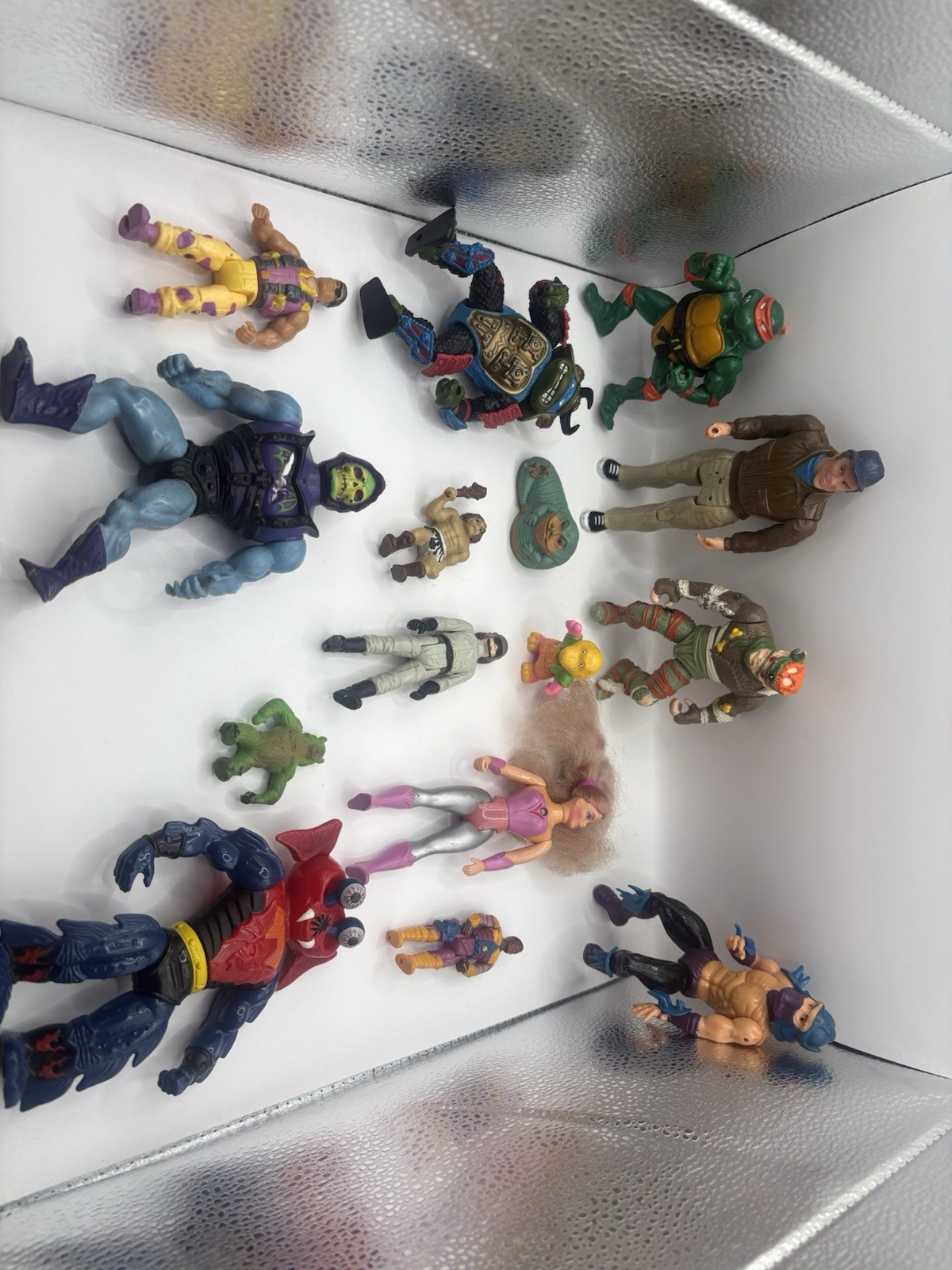 Totally 80s - 90s Toys Mixed Action Figure Toy Lot - He Man, TMNT Totally 80s - 90s Toys Mixed Action Figure Toy Lot - He Man, TMNT