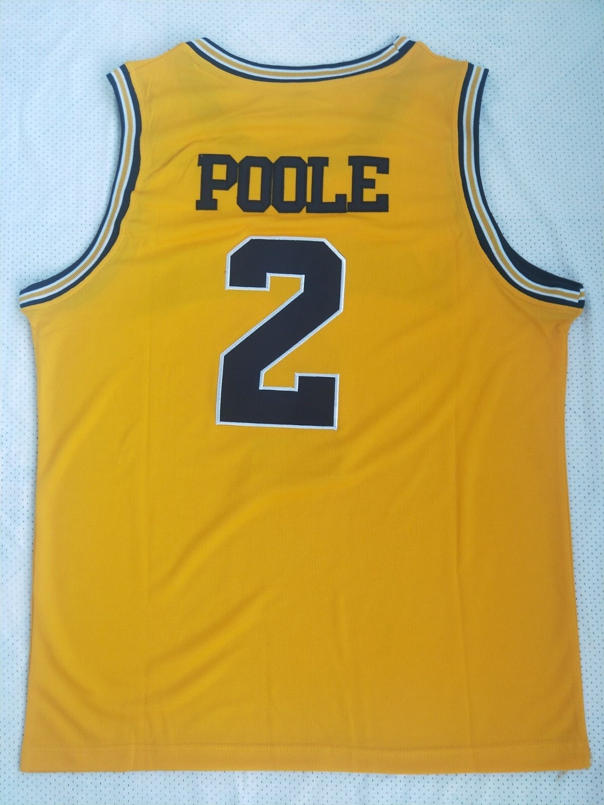 Men's Retro Jordan Poole MICHIGAN #2  Basketball Jersey Stitched