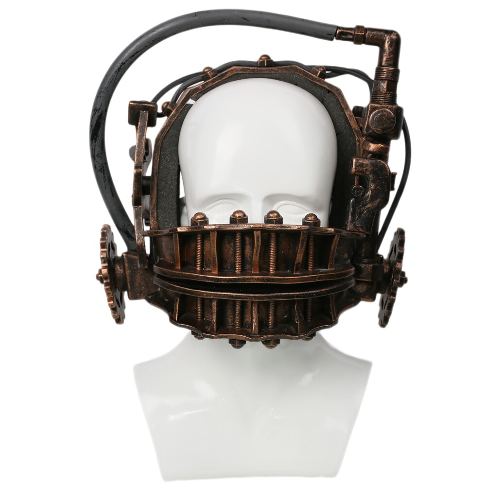 Xcoser Reverse Bear Trap Helmet Cosplay Horror Mask Prop Replica Adult Halloween Xcoser Reverse Bear Trap Helmet Cosplay Horror Mask Prop Replica Adult Halloween