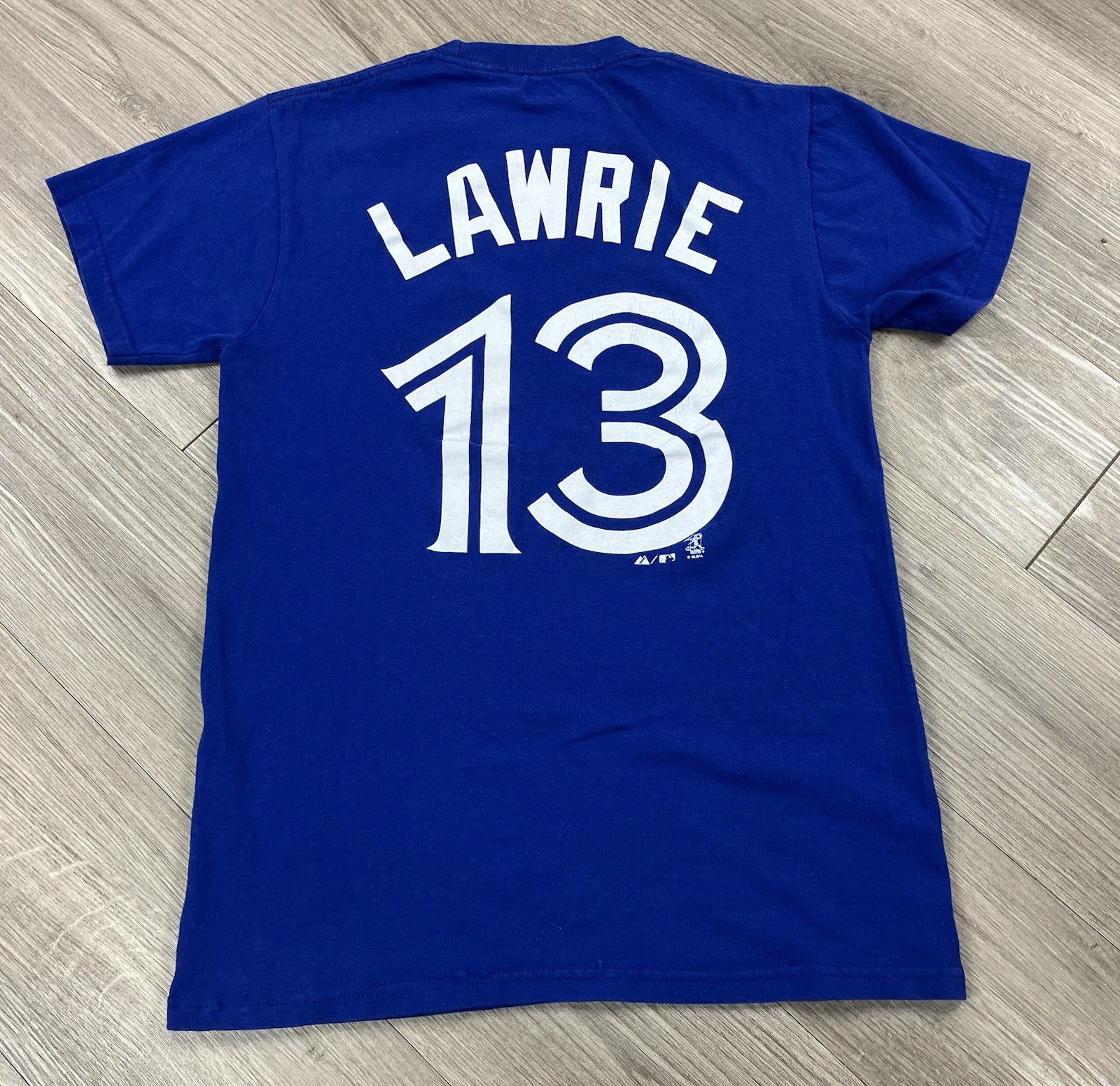 Brett Lawrie #13 Toronto Blue Jays Youth Small T Shirt Majestic MLB Brett Lawrie #13 Toronto Blue Jays Youth Small T Shirt Majestic MLB