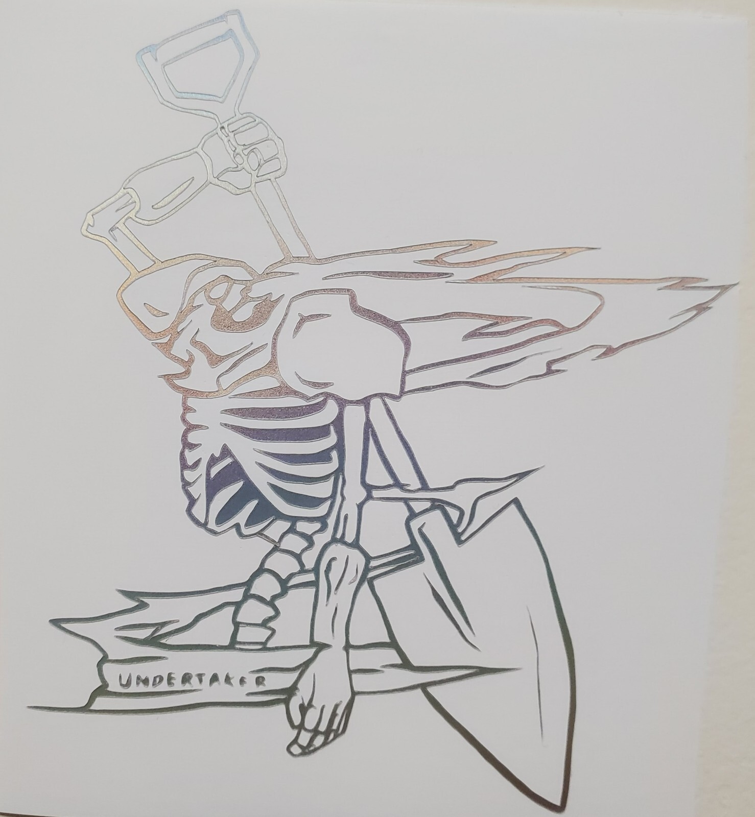 Undertaker Shinei Reaper Logo 86 Eighty-Six Decal Sticker Anime Car, Windows