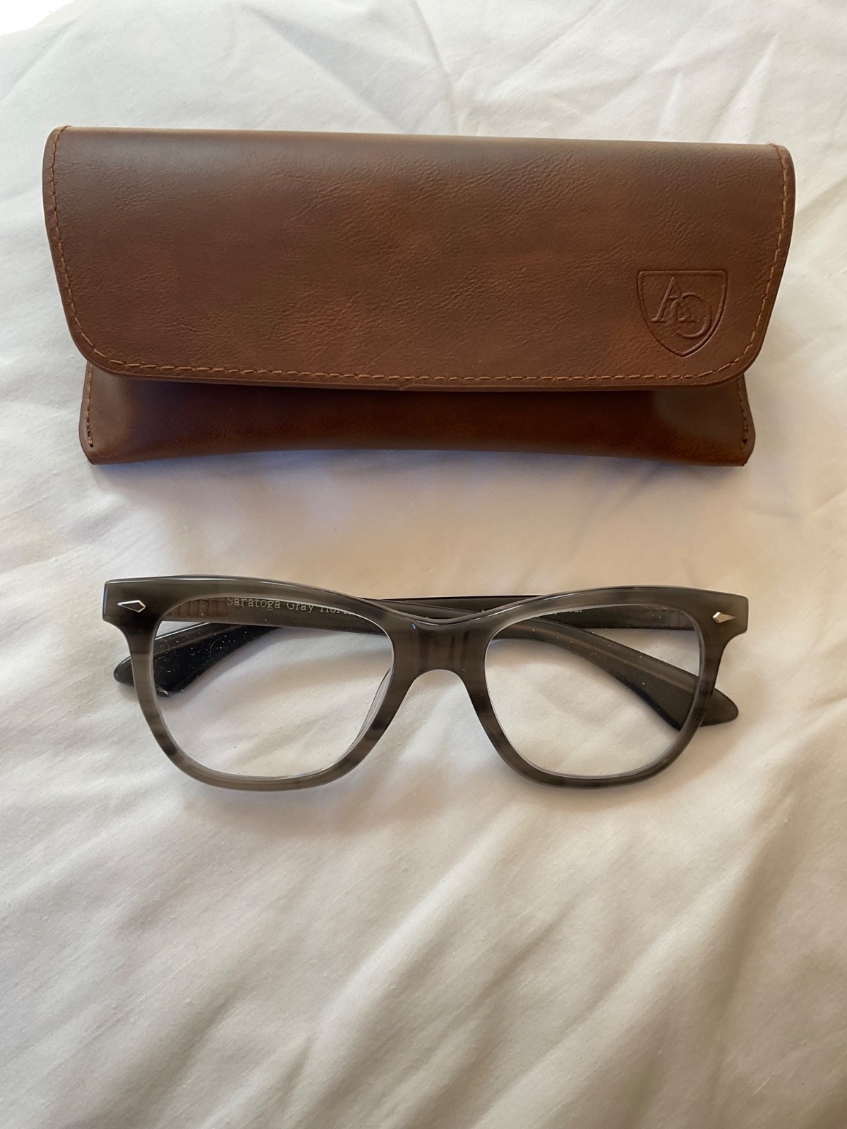 American Optical grey tortis Saratoga American Optical grey tortis Saratoga