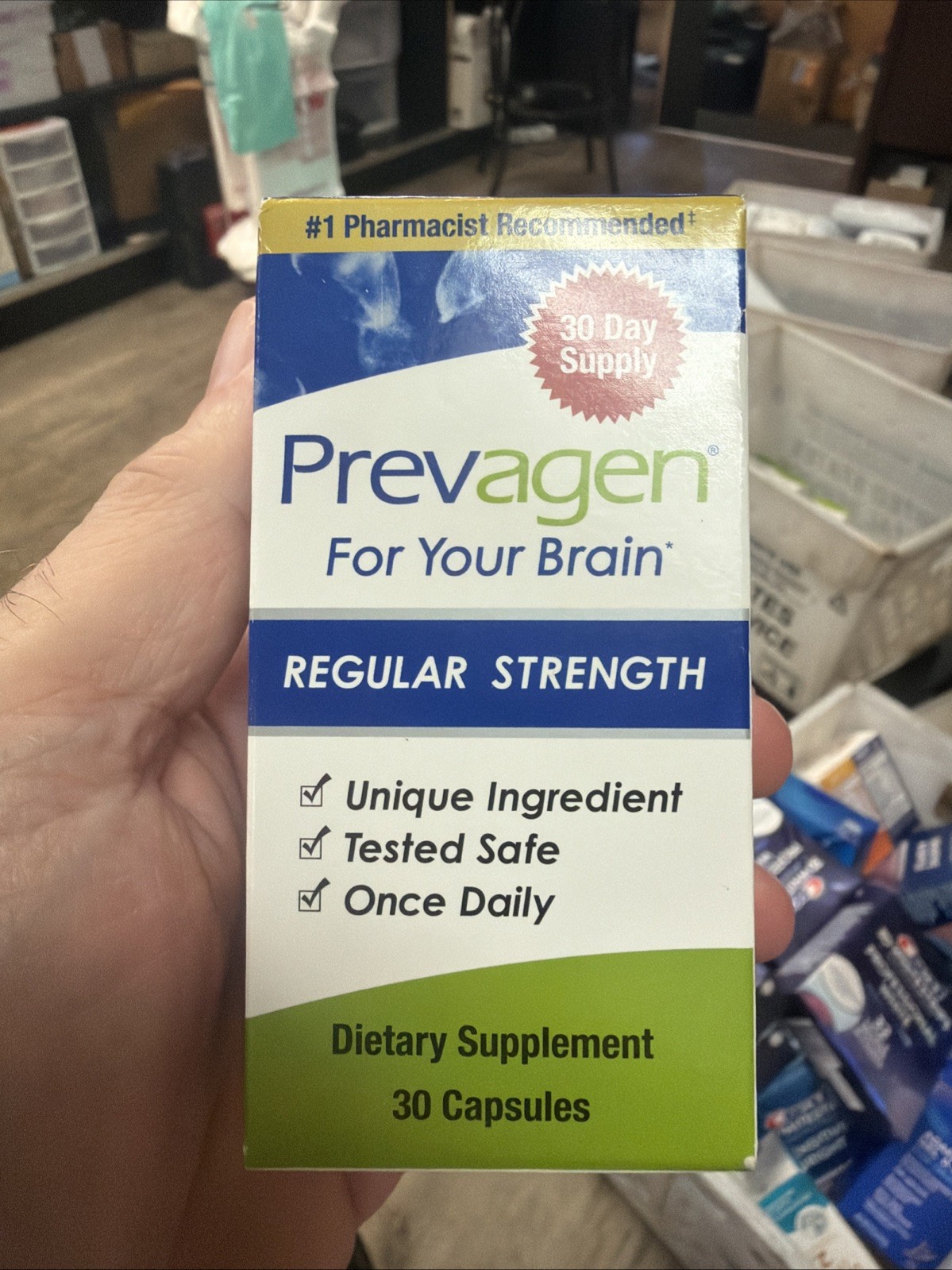 Prevagen Regular Strength, 10mg - 30 Capsules Prevagen Regular Strength, 10mg - 30 Capsules