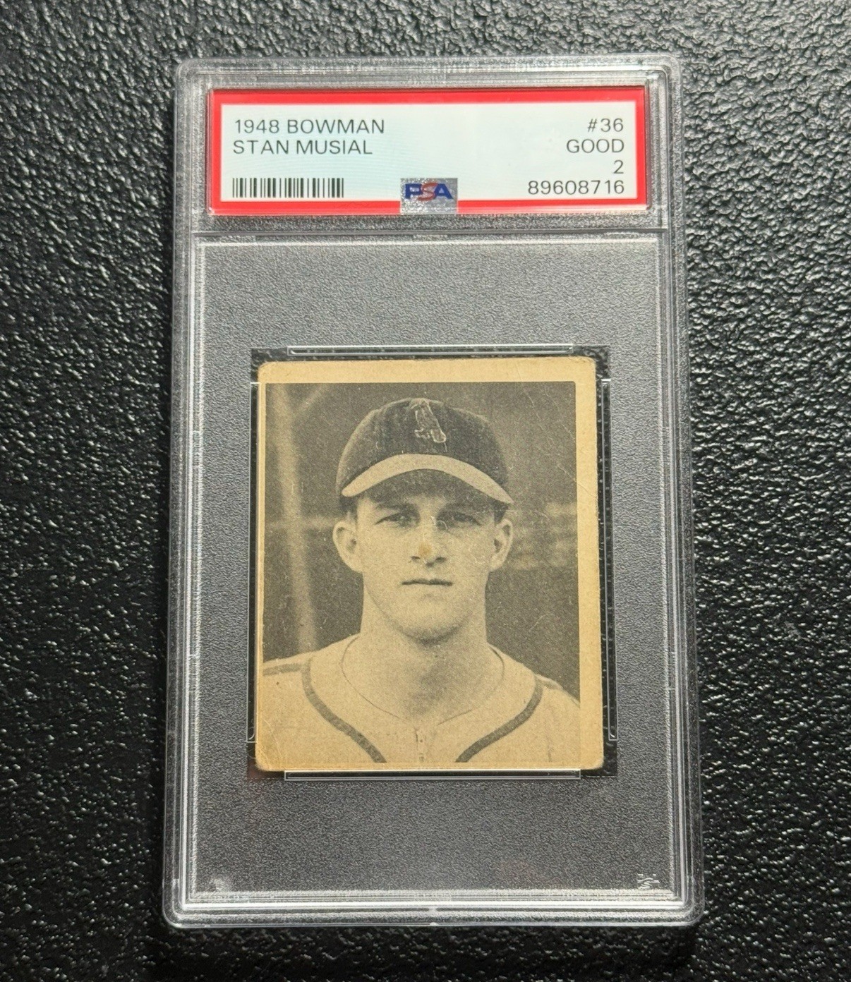 1948 Bowman - Stan Musial #36 (RC) Cardinals 1948 Bowman - Stan Musial #36 (RC) Cardinals