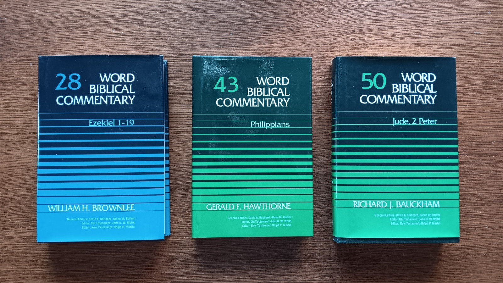 Word Biblical Commentary 3 Volumes: JUDE, 2 PETER, PHILLIPPIANS & EZEKIEL 1-19