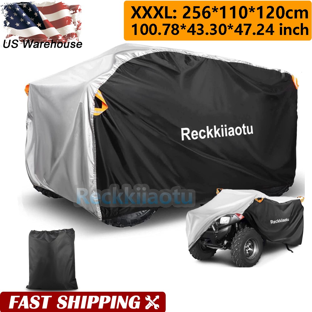 XXXL Heavy Duty Waterproof Quad ATV Cover Resistant UV Dust Snow Rain Protector