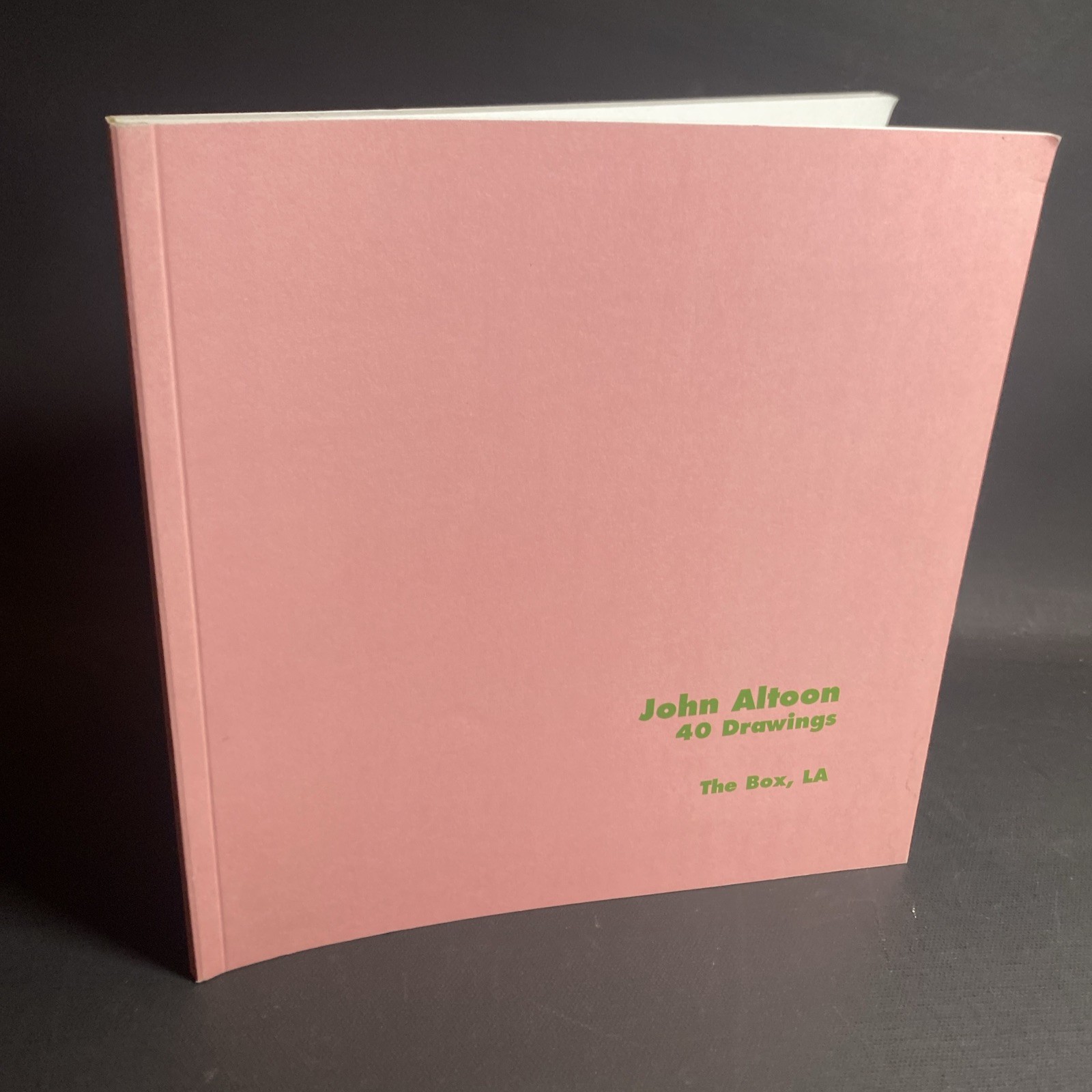 Exhibition Catalog: John Altoon 40 Drawings, The Box LA / FTH Exhibition Catalog: John Altoon 40 Drawings, The Box LA / FTH