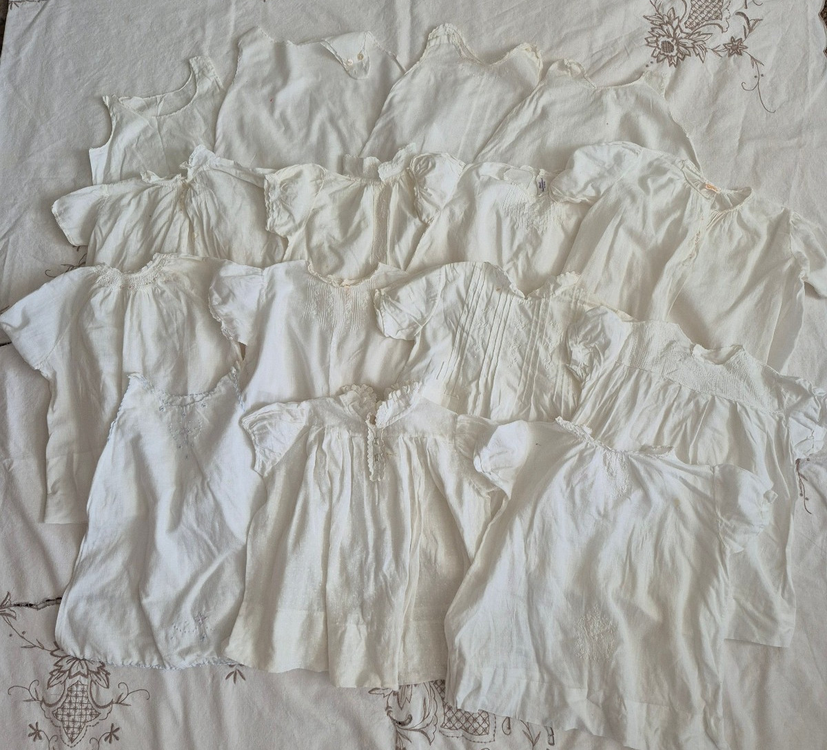 Lot of 15 Vintage Kids Clothes Baby Girl Antique 20s 40s White Dress Edwardian Lot of 15 Vintage Kids Clothes Baby Girl Antique 20s 40s White Dress Edwardian