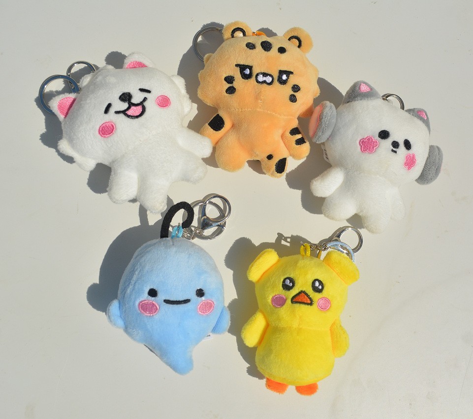 LE SSERAFIM X FIM'S CLUB POP UP Doll Plush Keychain SAKKUKKU ZUHARONG Doll Toys