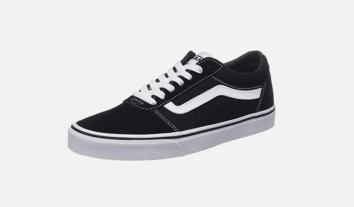 Vans Ward Suede Canvas Black White