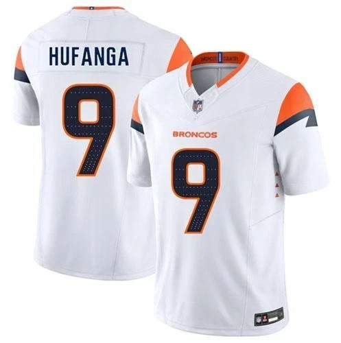 NWT Men's Broncos #9 Talanoa Hufanga All Stitched Limited Player Jersey S-3XL+-