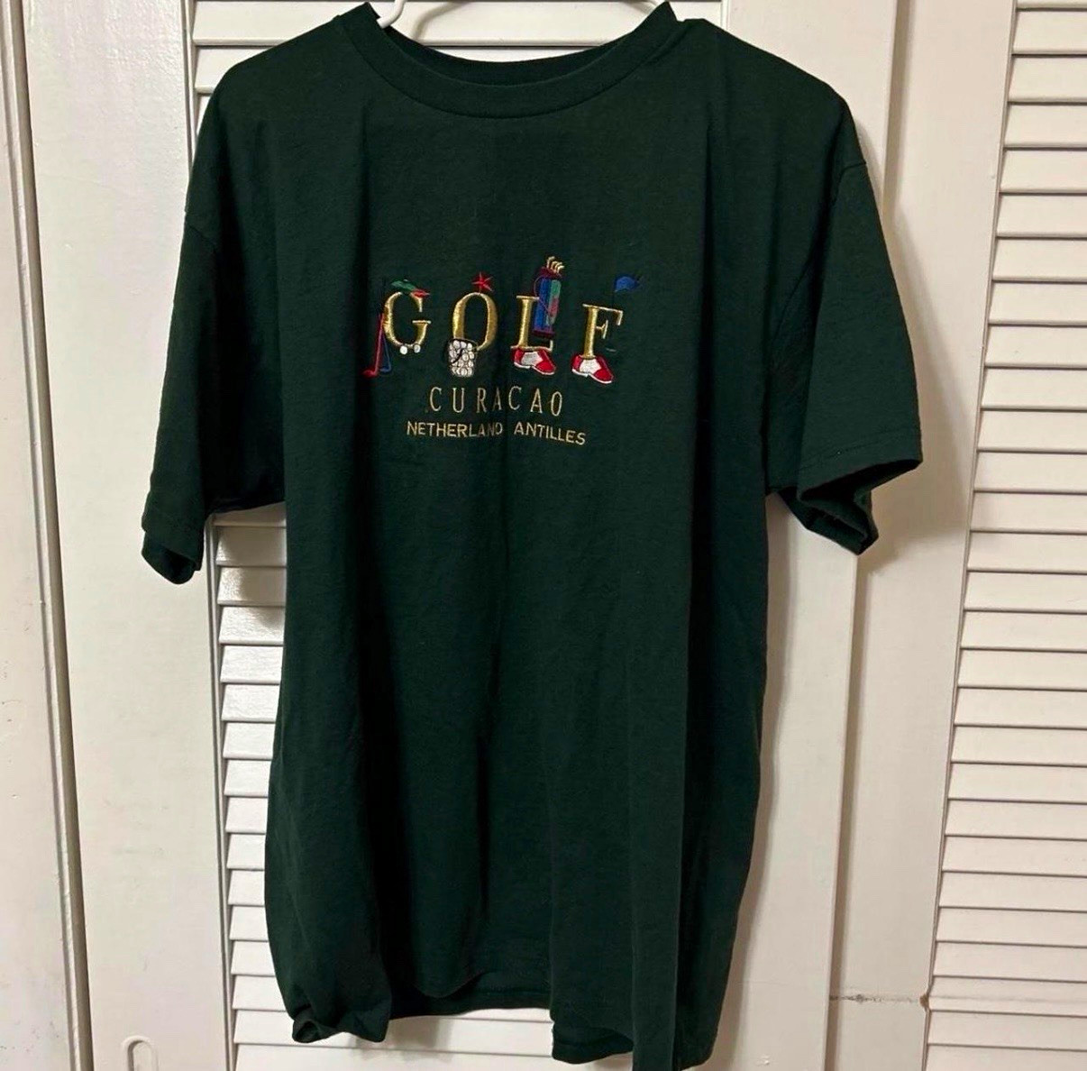 Fruit of the Loom Best Men’s Green XL Cotton Poly Crew Neck Curacao Golf Tee Fruit of the Loom Best Men’s Green XL Cotton Poly Crew Neck Curacao Golf Tee