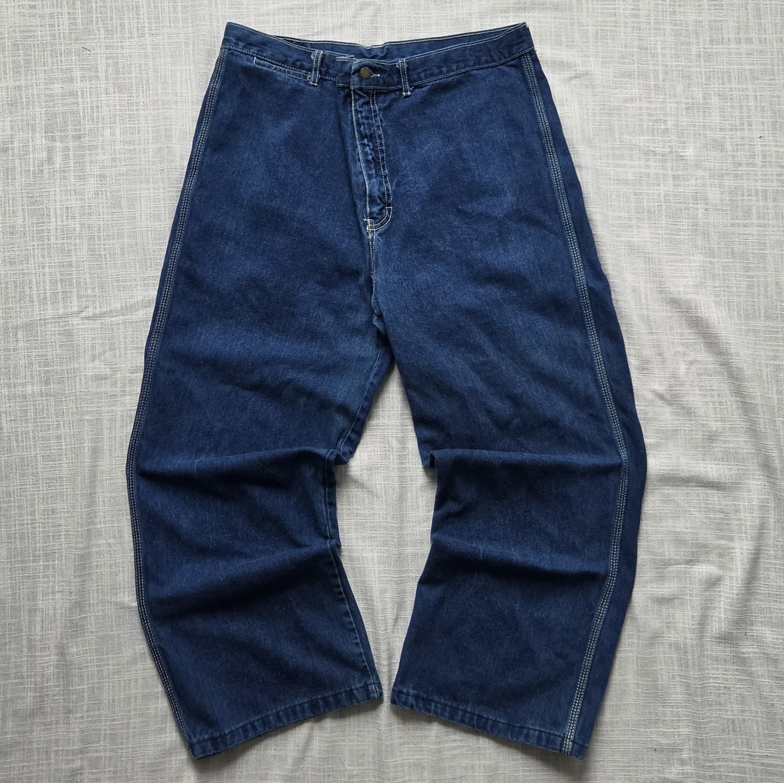 Vintage 90s Gitano Dark Wash Wide Leg Baggy Jeans Mens 38\