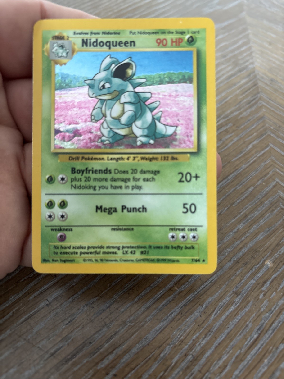 Nidoqueen 07/64 Jungle Holo Nidoqueen 07/64 Jungle Holo
