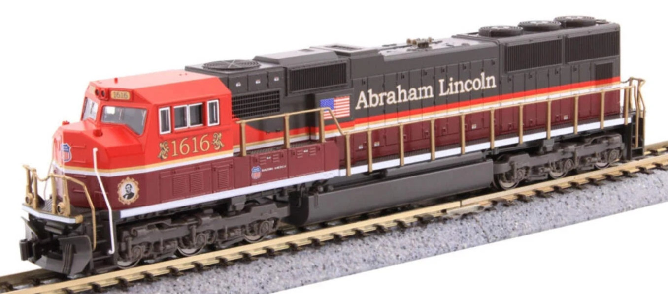 KATO 1761616 N Scale EMD SD70M Union Pacific Abraham Lincoln 1616 176-1616 DC