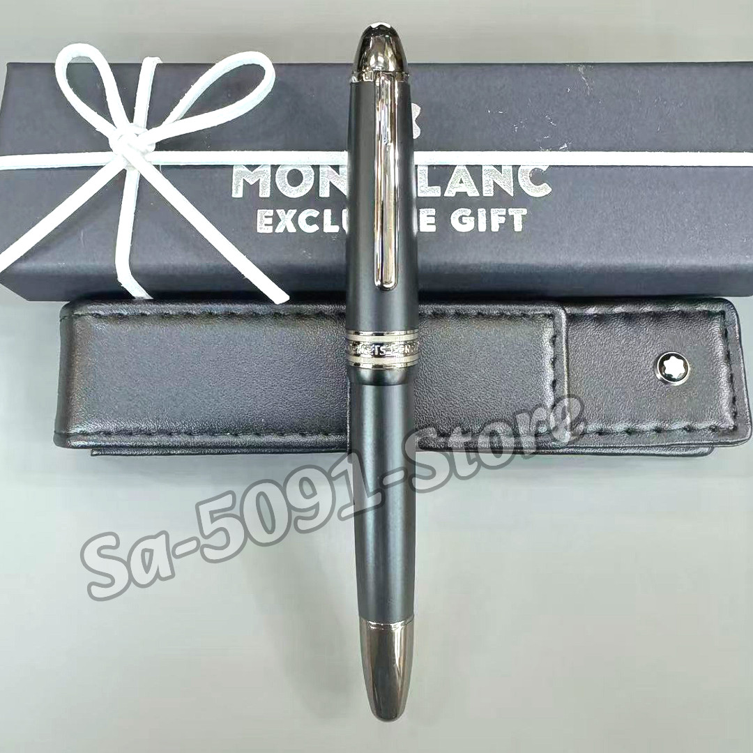 MONTBLANC Meisterstuck 146 Fountain Pen Black with Box & Case MONTBLANC Meisterstuck 146 Fountain Pen Black with Box & Case