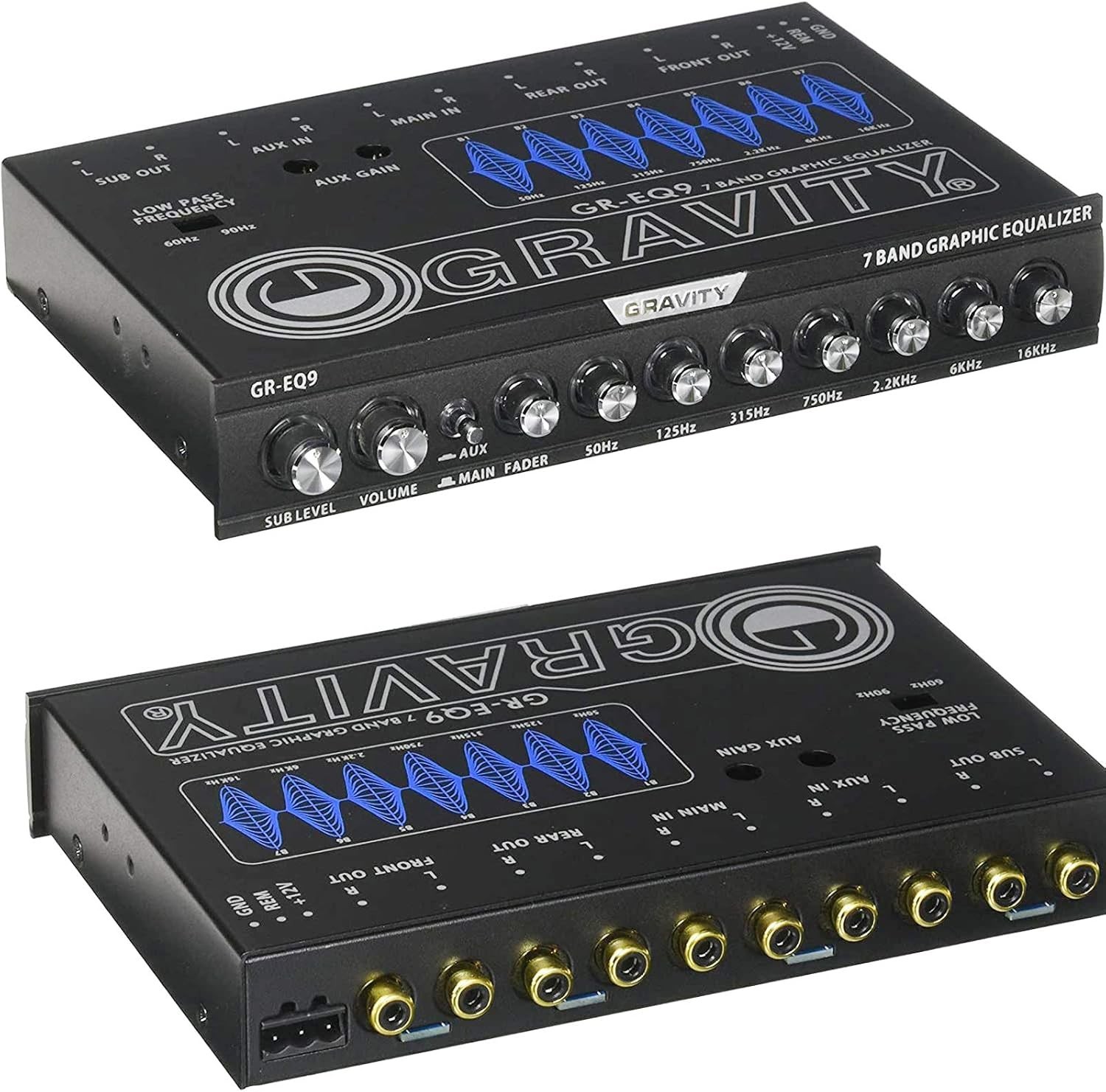 Clarion EQS755 Car 7-Band Graphic Equalizer Audio Pre Amp High Level Speaker Clarion EQS755 Car 7-Band Graphic Equalizer Audio Pre Amp High Level Speaker