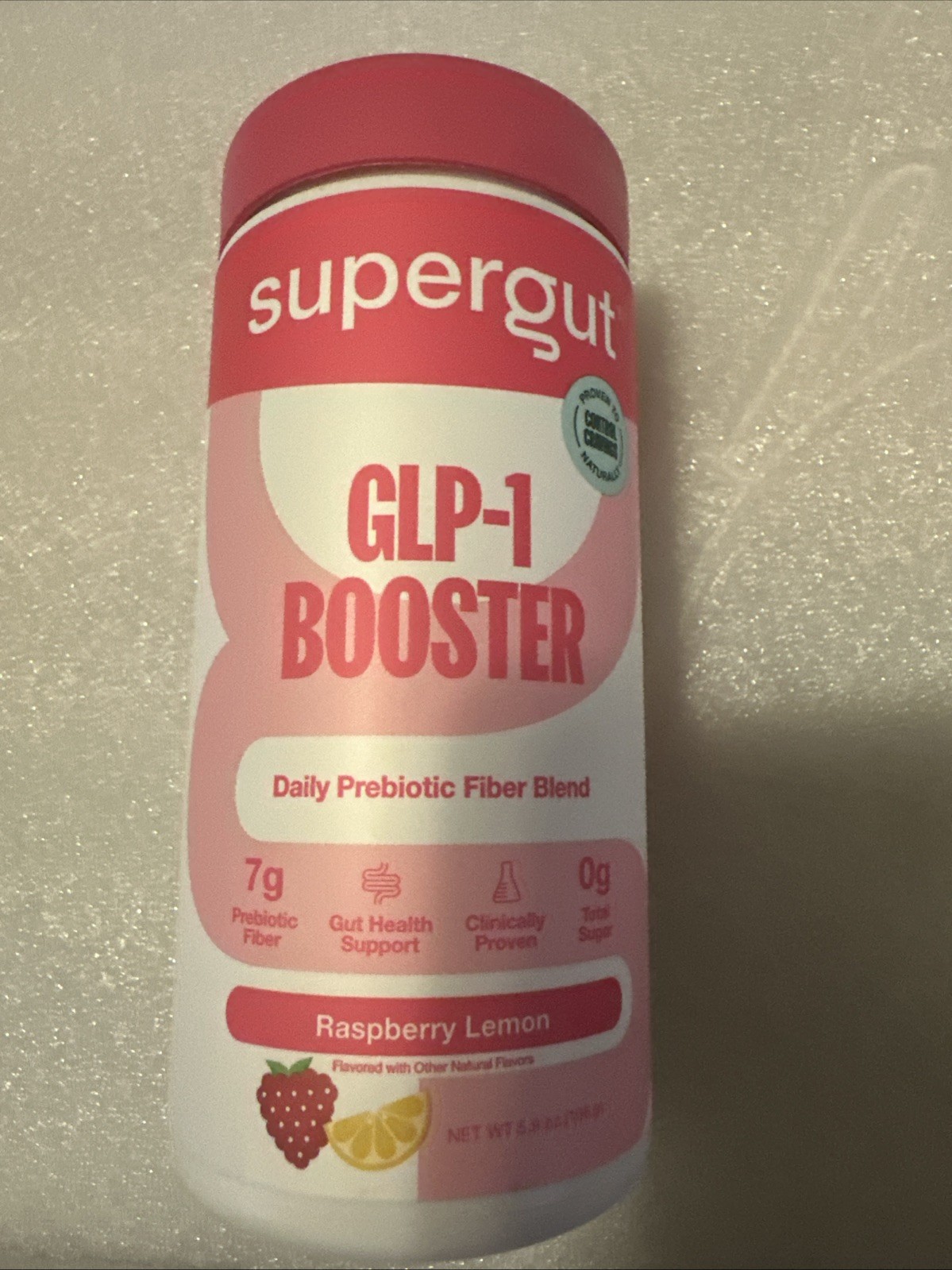 Supergut Gut Healthy Flavored Booster Raspberry Lemon - High Fiber NEW