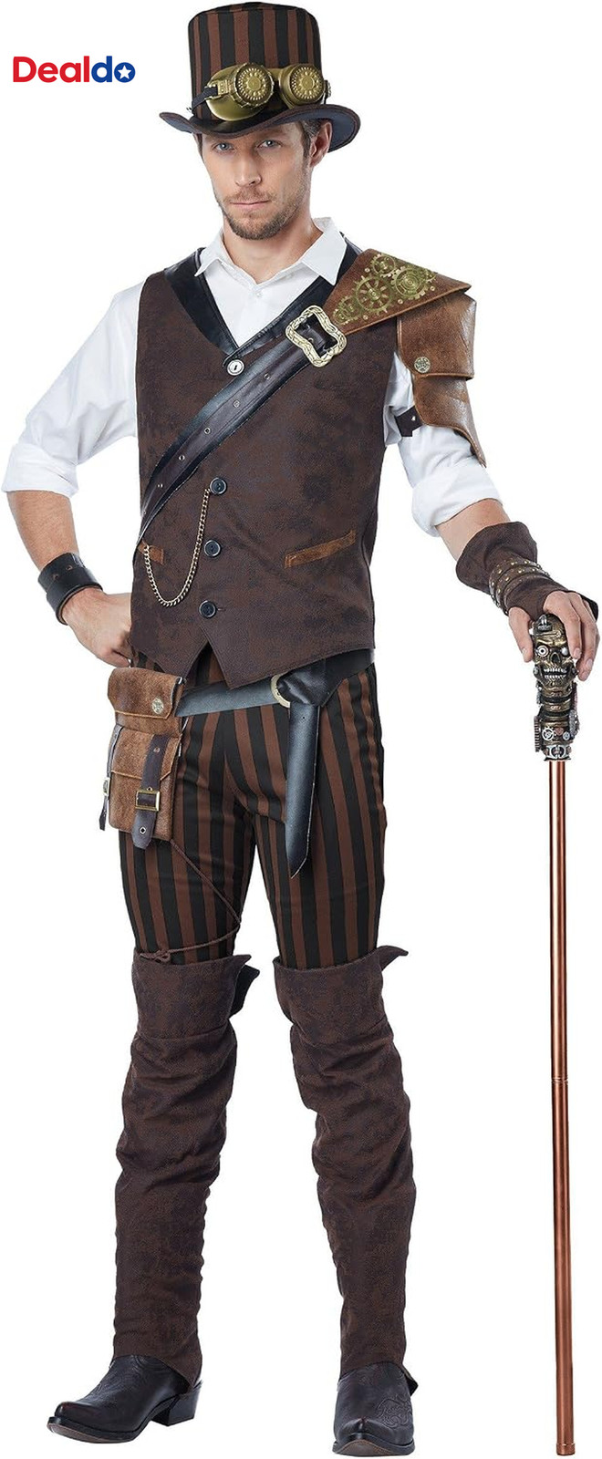 Men\'S Steampunk Adventurer Costume Men\'S Steampunk Adventurer Costume