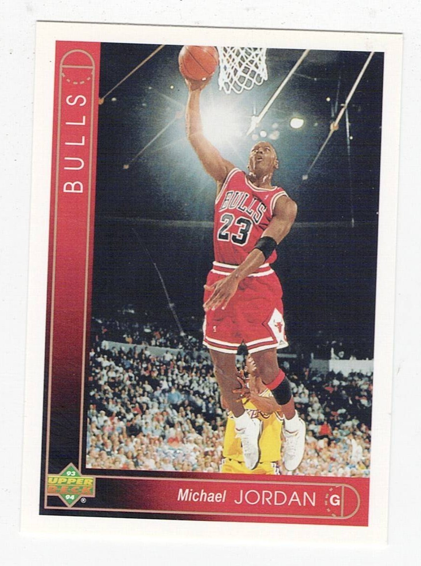 1993-94 UPPER DECK #23 MICHAEL JORDAN 1993-94 UPPER DECK #23 MICHAEL JORDAN