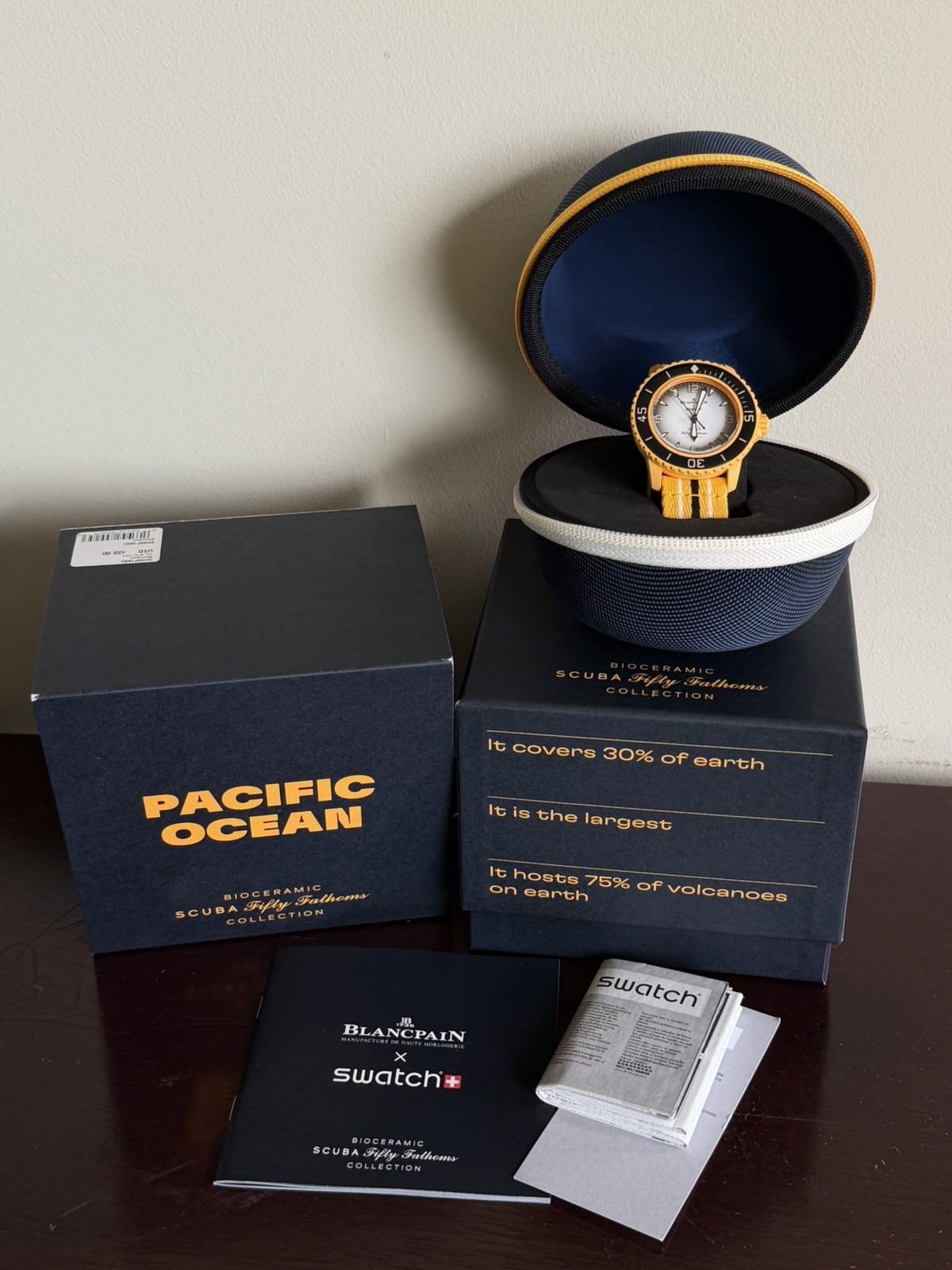 Blancpain X Swatch Bioceramic Scuba Fifty Fathoms Collection: Pacific Ocean