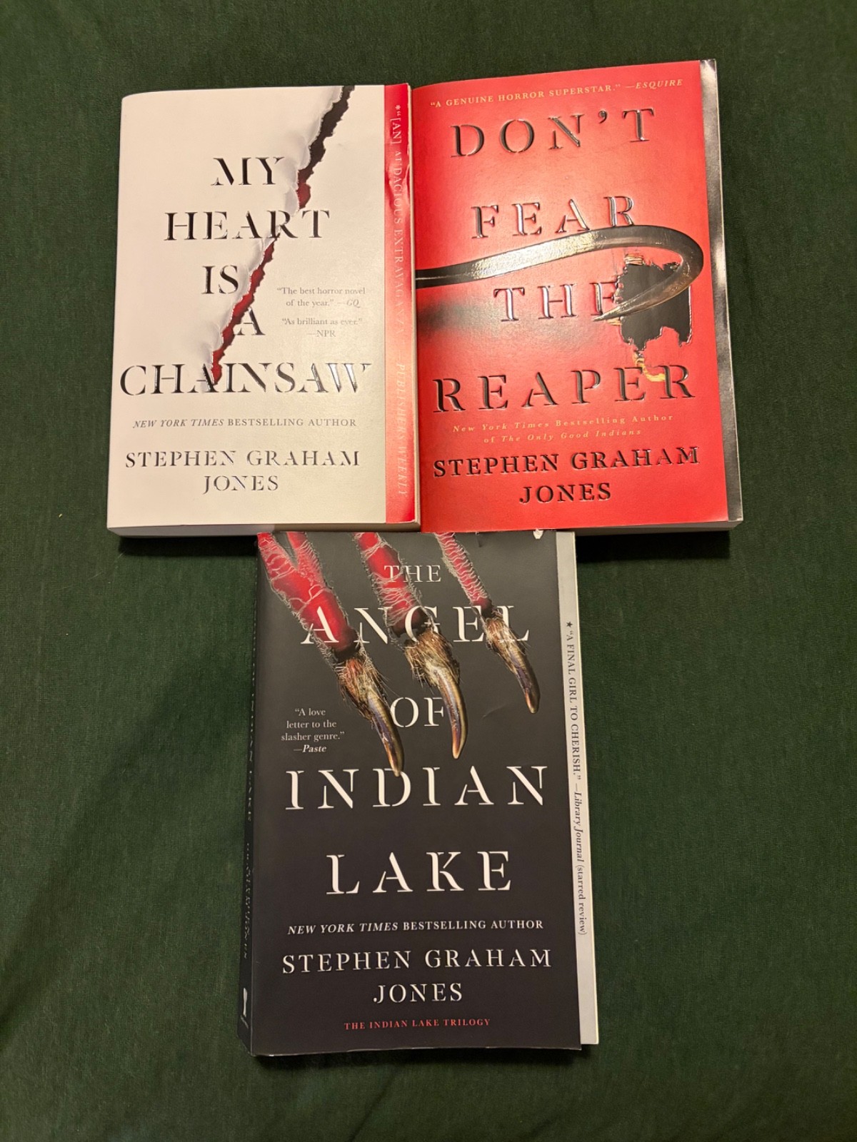 The Indian Lake Trilogy-Stephen Graham Jones-Very Good Condition The Indian Lake Trilogy-Stephen Graham Jones-Very Good Condition