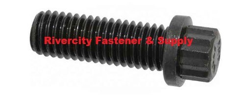 3/8-16x1-1/4 Alloy Steel 12 Point Flange Screws 3/8x16x1.25 Extra Strong Bolts
