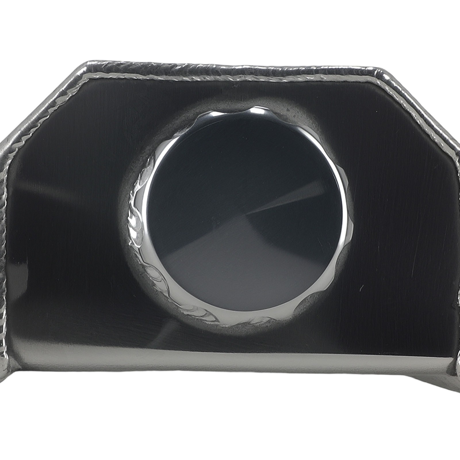 2L Polished Aluminum Coolant Radiator Overflow Reservoir Expansion Water Tank
