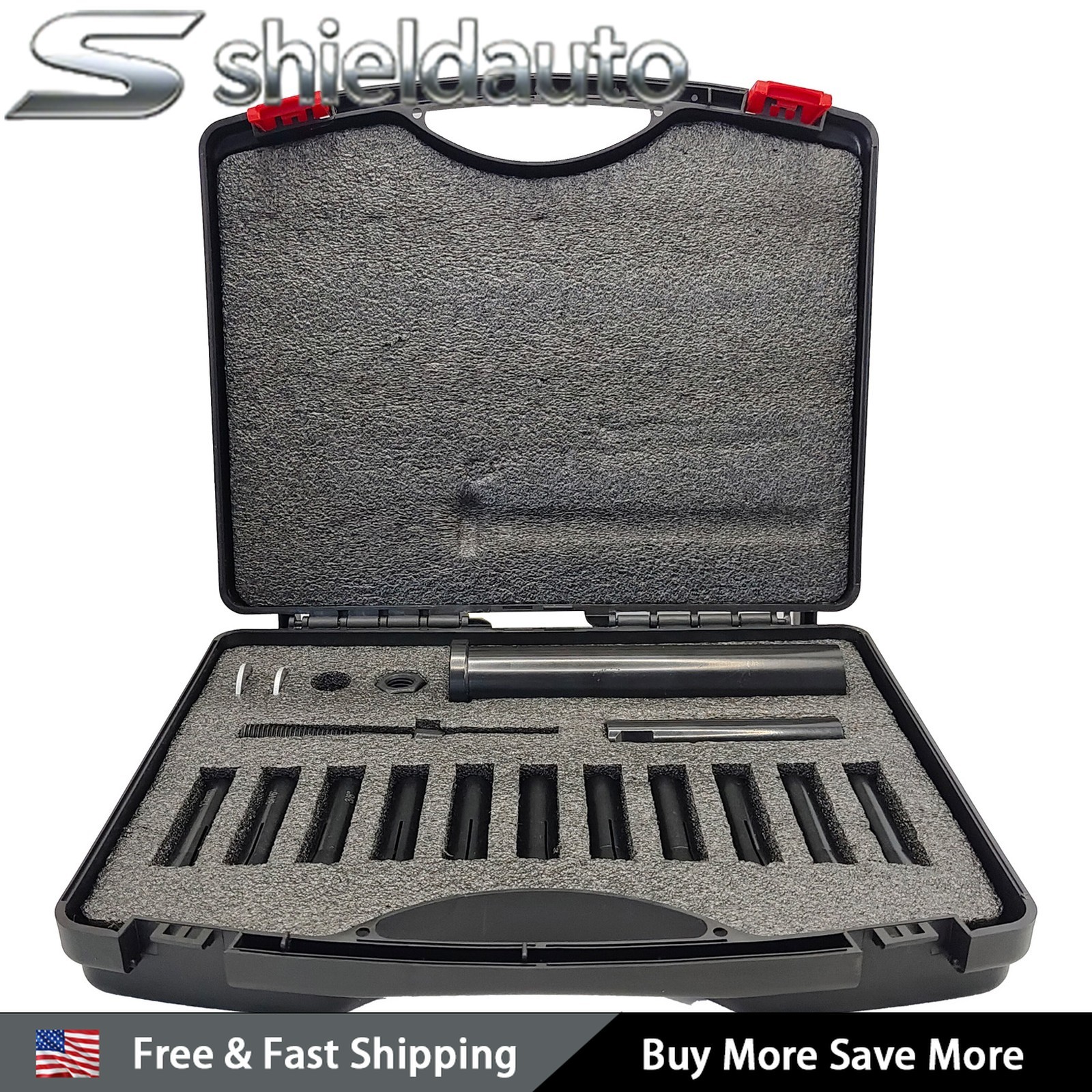 95400 in-Line Dowel Pin Puller Master Set Includes Both SAE&Metric Collets 18pcs