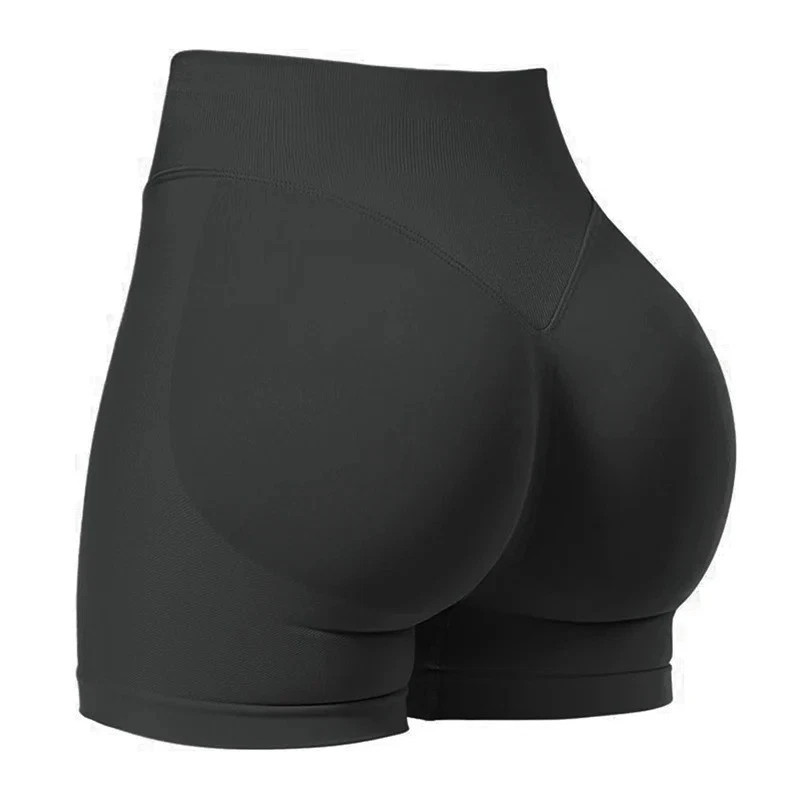 Womens High Waist Yoga Shorts Butt Lift Scrunch Pants Booty Leggings Workout Gym