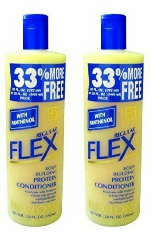 Original Revlon Flex Regular Conditioner 592 ml/20 oz-(Pack Of 2)- 