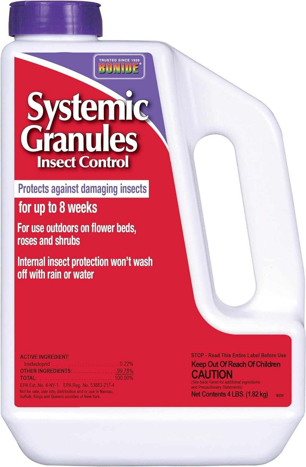 Bonide Insect Control Systemic Granules Ready-to-Use Water Resistant 4 lbs