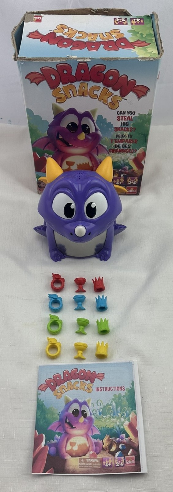 2019 Dragon Snacks Game by Goliath Games Complete/Works in Very Good Condition