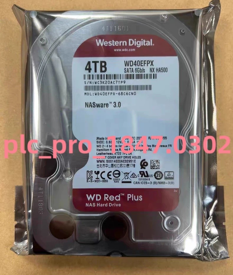 New Western Digital WD40EFPX 68C6CN0 4TB 3.5