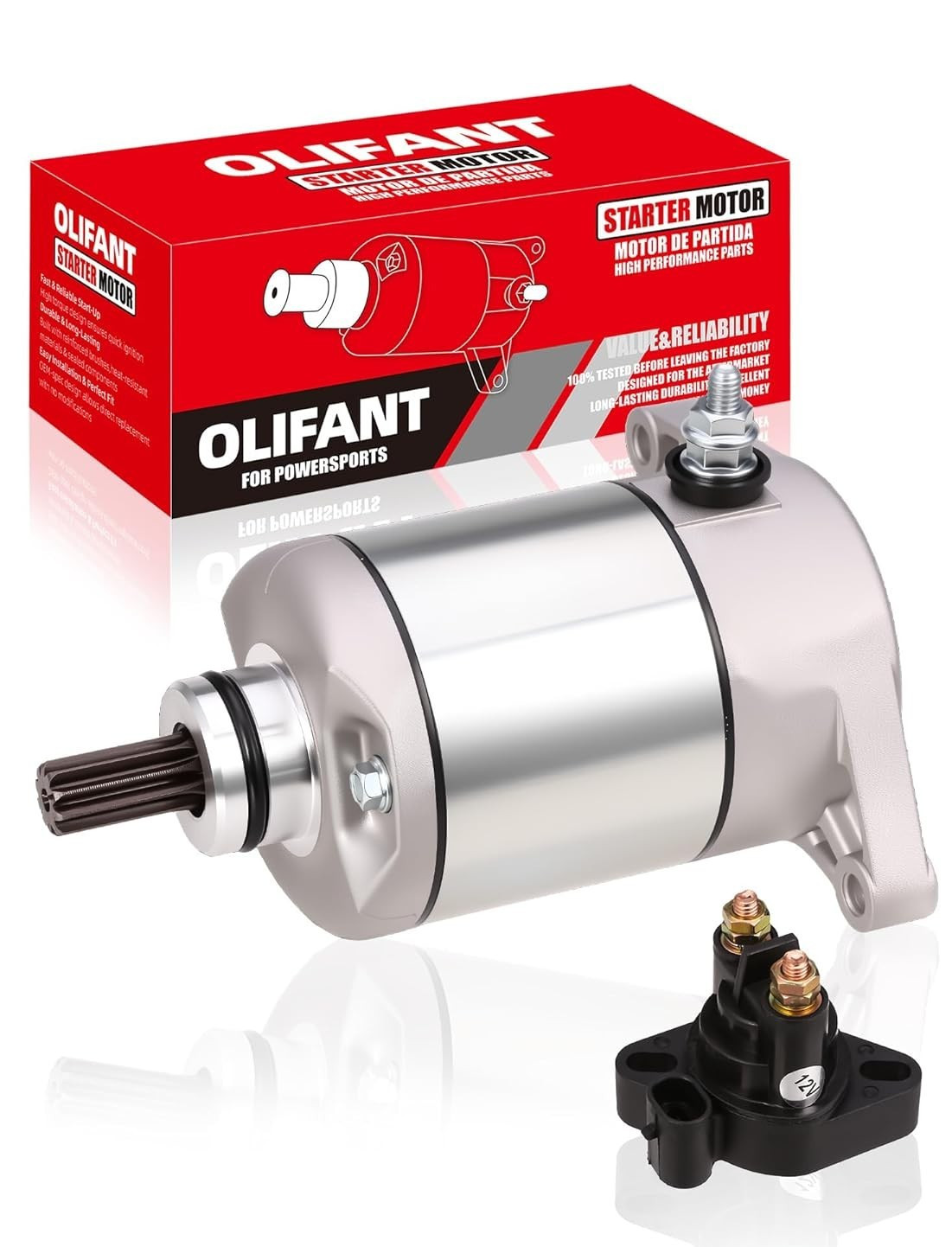 Starter & Relay for Arctic Cat 400 Auto 4x4 20052014,400 4x4 Auto FIS/TBX/VP/...