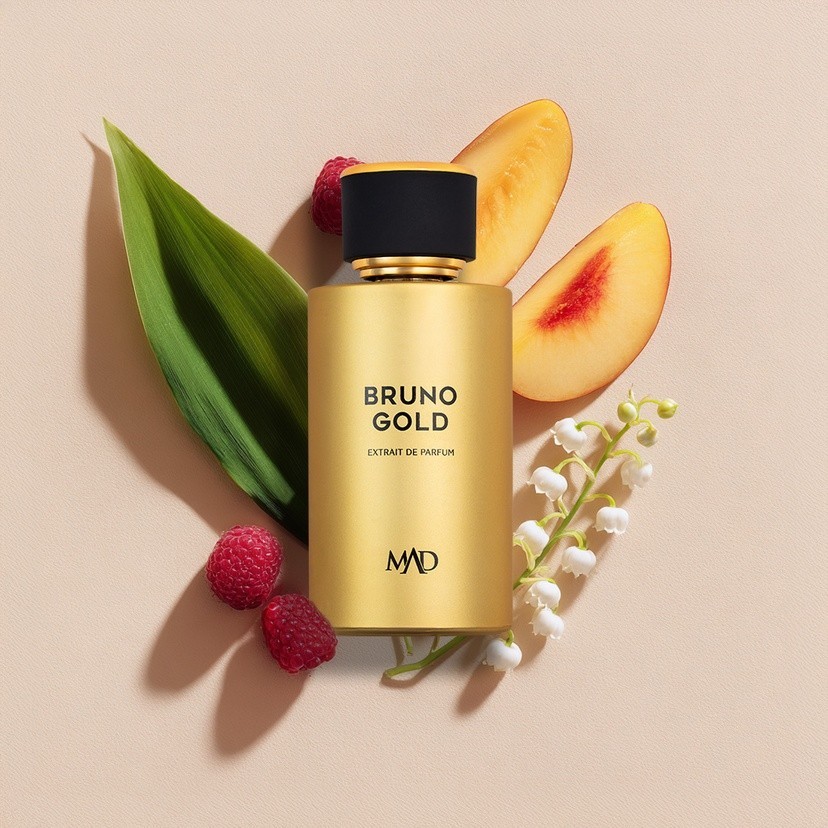Mad Bruno Gold Eau de Parfum 100ml Unisex Fruity Amber Long Lasting Fragrance Mad Bruno Gold Eau de Parfum 100ml Unisex Fruity Amber Long Lasting Fragrance