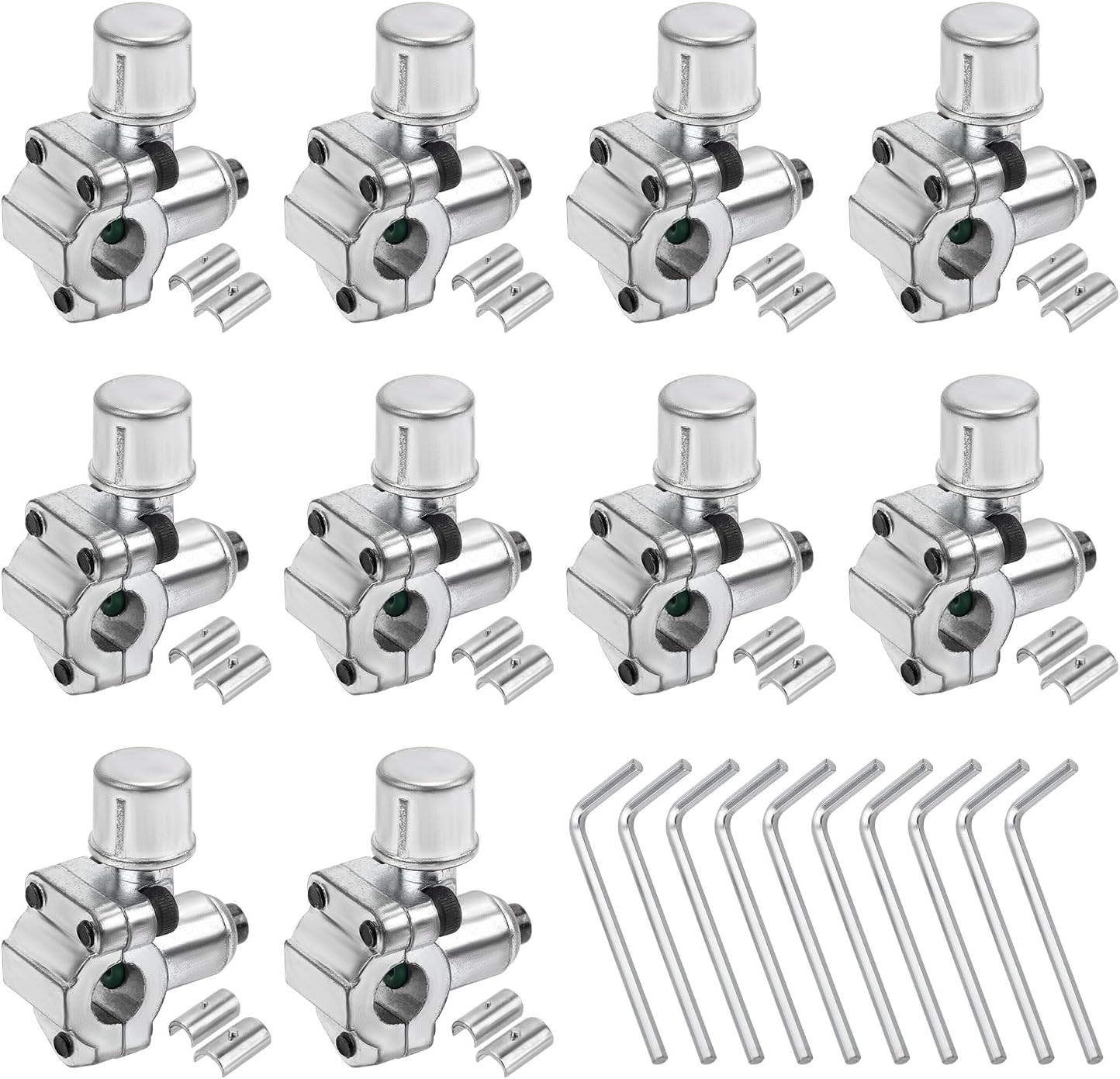 10Pcs BPV-31 Bullet Piercing Valve & 10 Hex Key & 20 Adapter, Refrigerator Line