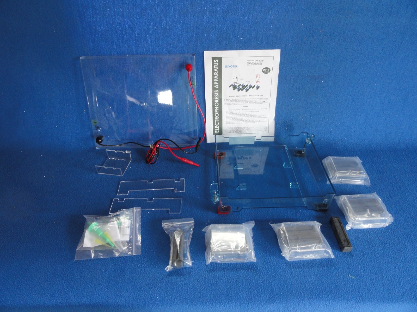 Edvotek HexaGel M36 Electrophoresis Apparatus #515 Gel Box