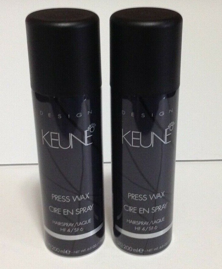 Keune Press Wax 6.0 Oz Rare Discontinued Lot Of Two