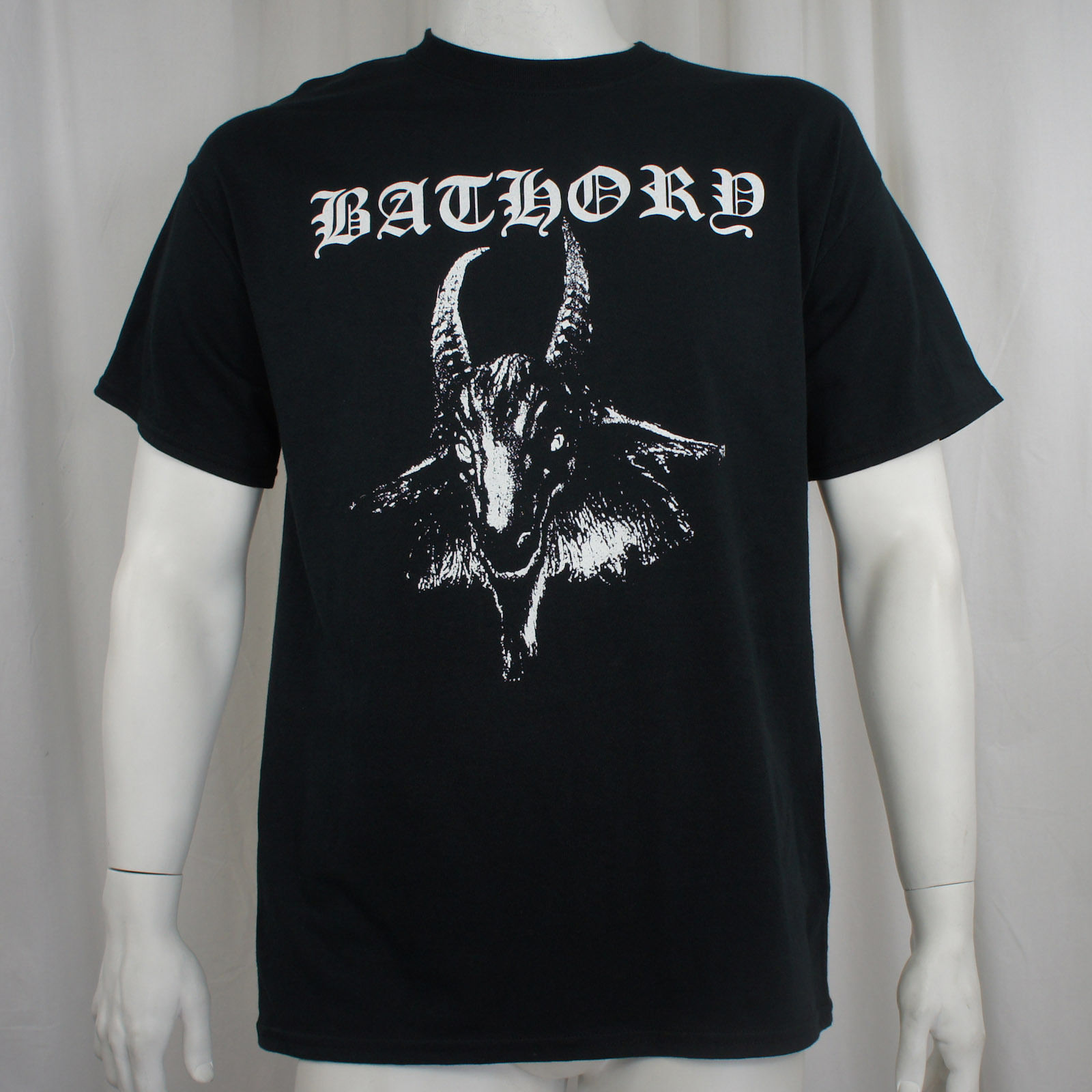 BATHORY - Classic Goat Pentagram Shirt - Size Large L - Black Metal NEW OFFICIAL BATHORY - Classic Goat Pentagram Shirt - Size Large L - Black Metal NEW OFFICIAL