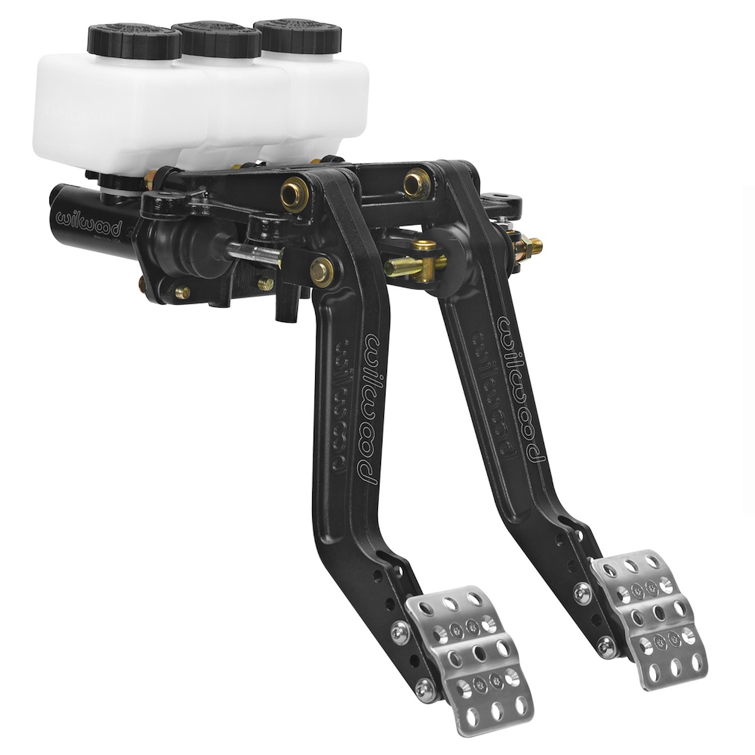 Wilwood 340-16350 Adjustable Ratio Swing Mount Brake & Clutch Pedal Assembly