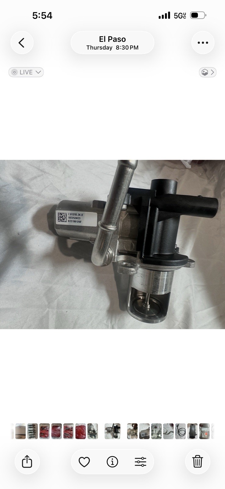 NEW OEM INTERNATIONAL / NAVISTAR CRANKCASE BREATHER OUTLET TUBE – 1889295C1