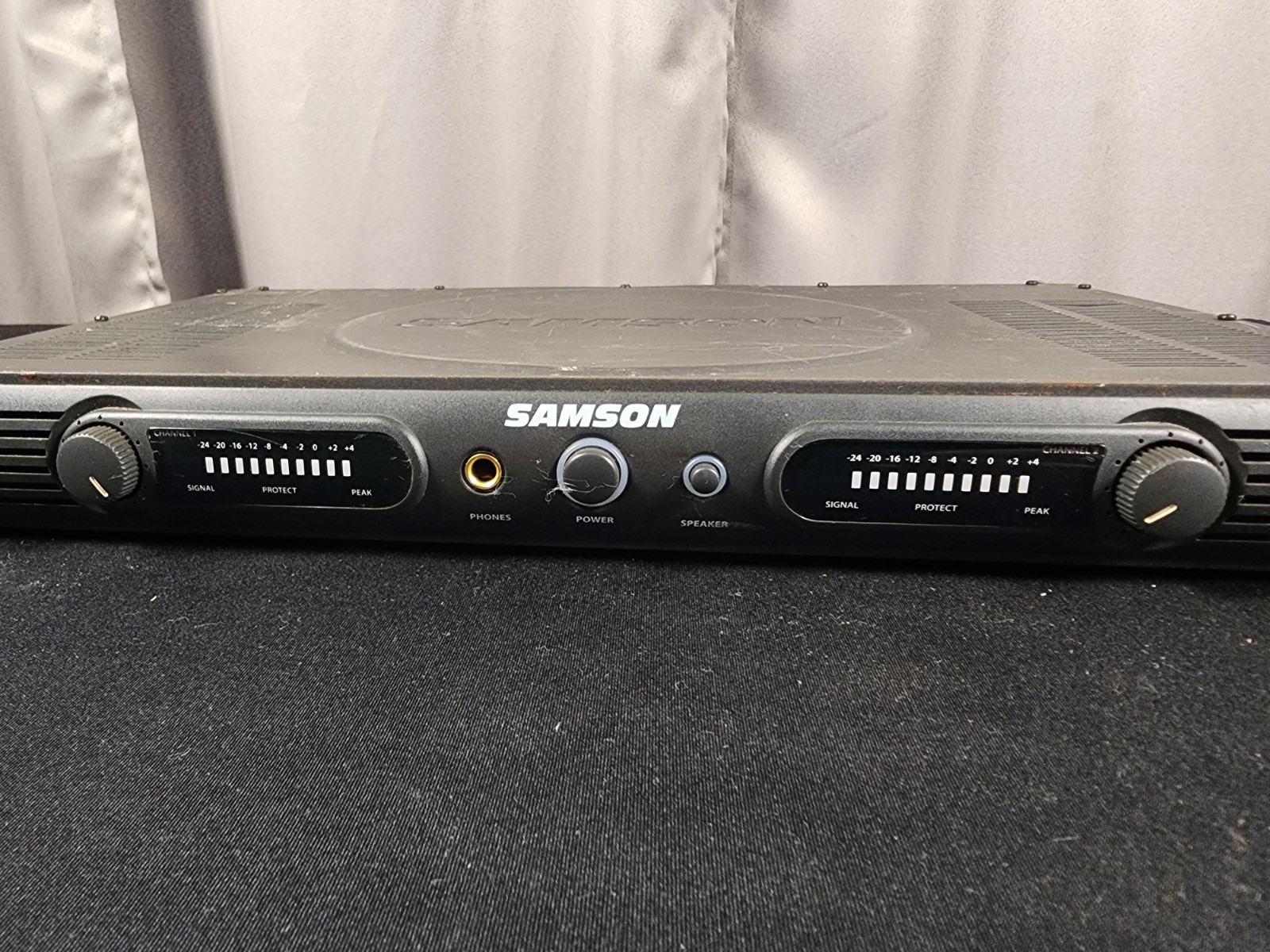 Samson Servo 120a Power Amplifier - 60W 1U Rackmount Stereo Amp