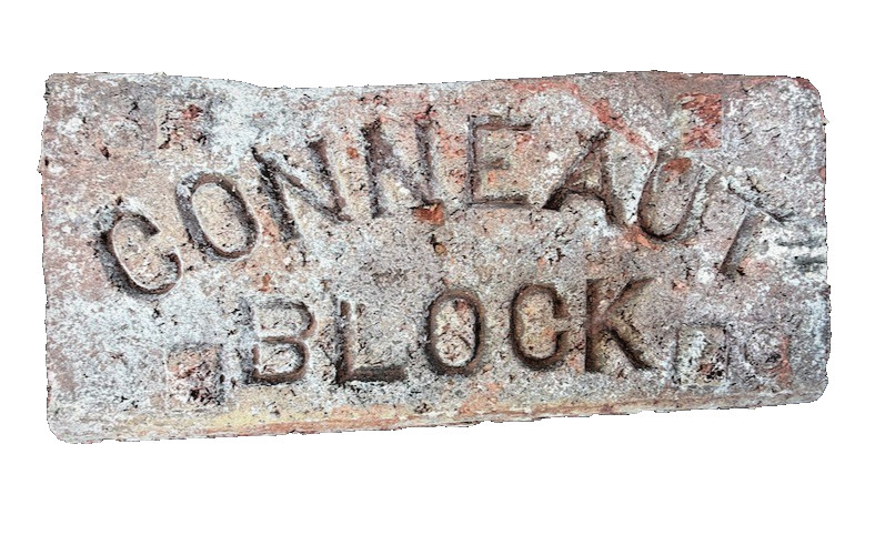 VINTAGE BRICK PAVER CONNEAUT BLOCK CO