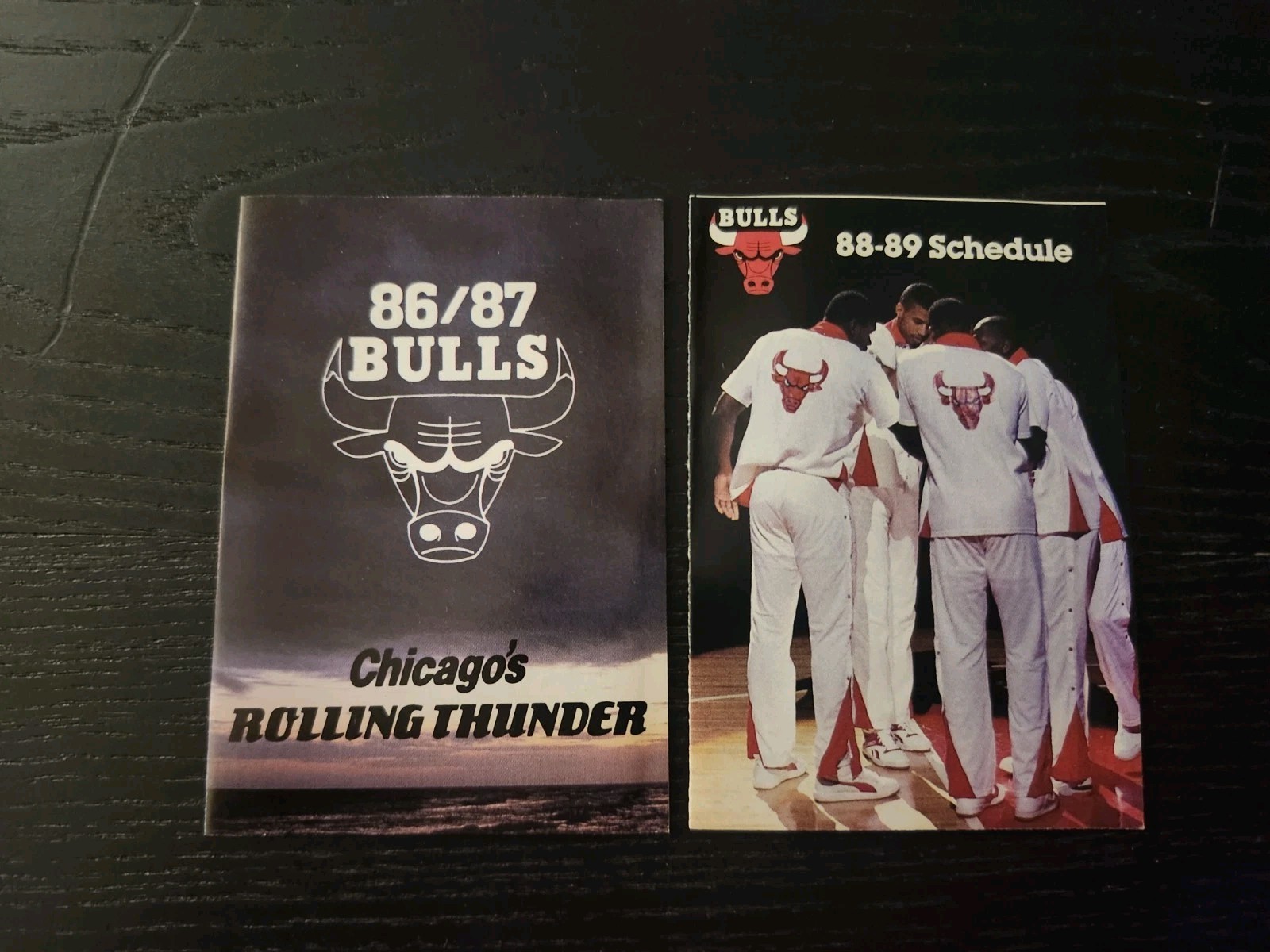 Chicago Bulls 1986/87 - 1988-89 NBA Basketball Pocket Schedule - Budweiser Chicago Bulls 1986/87 - 1988-89 NBA Basketball Pocket Schedule - Budweiser